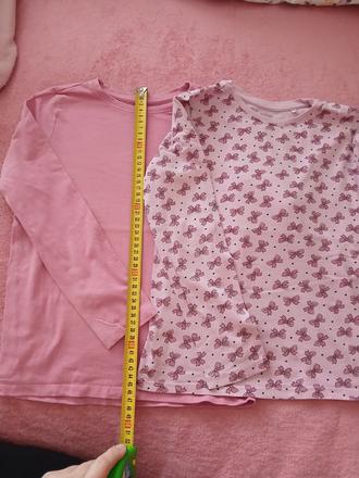 Tricko mašle dlhy rukav 2ks 134, sinsay,134