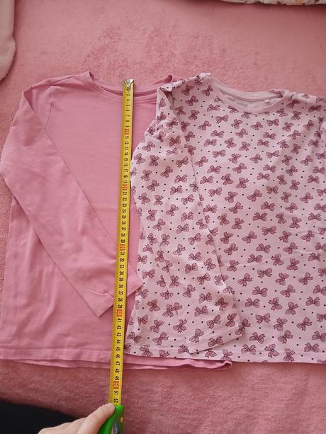 Tricko mašle dlhy rukav 2ks 134, sinsay,134