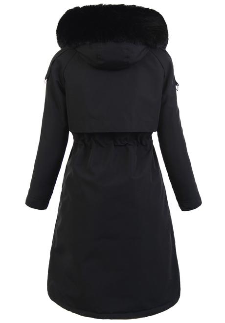 Dámska bunda parka astrid čierna, l / m / s / xl / xs