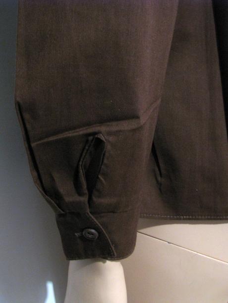 Tmavohnedá vyšívaná blúzka, m