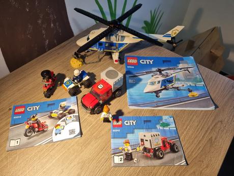 Lego prenasledovanie policajnou helikoptérou, 