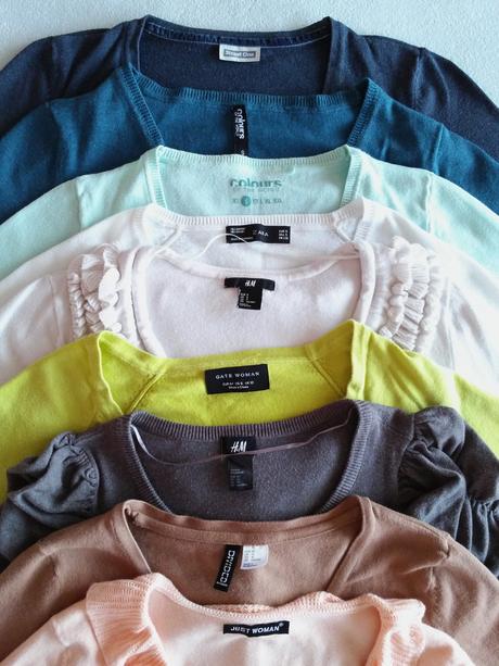 4ks balík svetríkov, h&m,s