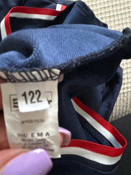 Športové šaty s bočnými vreckami ema kids 122, 122