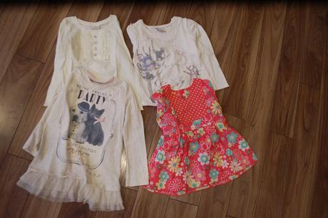 Tričká s dlhým rukávom 104 cm  3ks next, 1ks m&s, next,104