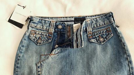 Úžasná riflová sukňa s visačkou, calvin klein,26