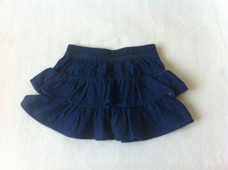 Riflová sukňa, f&f,74