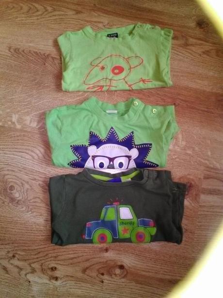 Tričká 3 ks, f&f,80