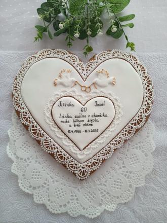 Medovníky valentínske a svadobné, 