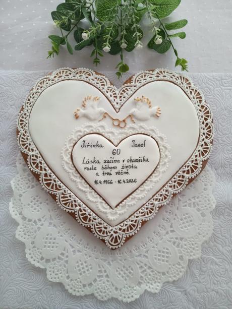 Medovníky valentínske a svadobné, 