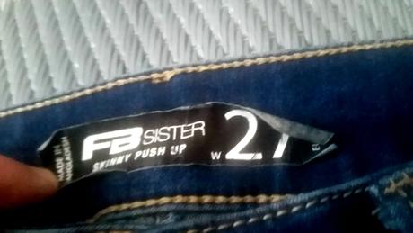 Tmavomodré rifle "fishbone", fishbone,s