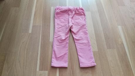 Ružové menžestráky pre slečnu, h&m,86