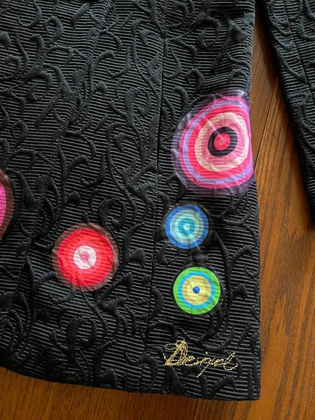 Luxusný kabátik desigual s mandalami 7/8 rokov, desigual,128