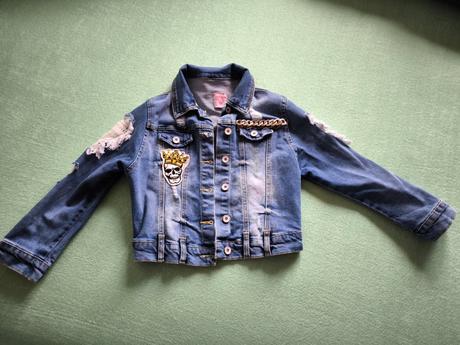 Džínsova bunda raw a druhá ako darček, xl