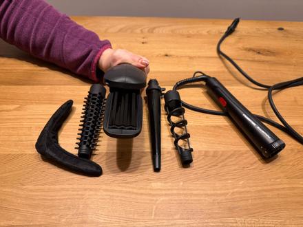 Multistylingová kulma na vlasy rowenta karl lagerf, 