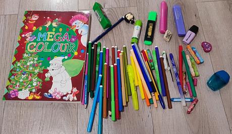 Peračník, fixky, farbičky a iné, 