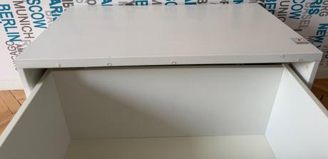 Ikea stuva målad biela úložný box,