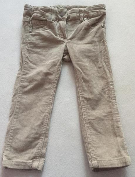 Menčestrové nohavice, benetton,92