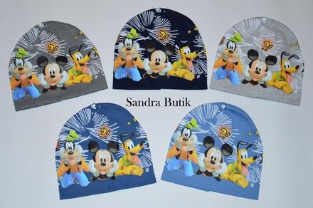 Detská bavlnená čiapočka mickey mouse, 74 - 158