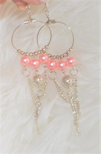 Náušnice s perličkami,