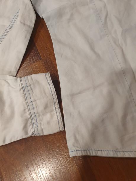 Bledá riflová košeľa - top stav, h&m,158