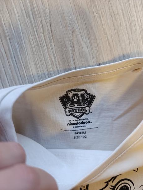 Set 3 dievčenských tričiek - labková patrola, sinsay,122