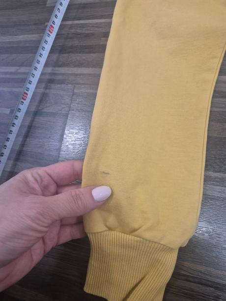 Žlté pudlove tepláky kelka, 116