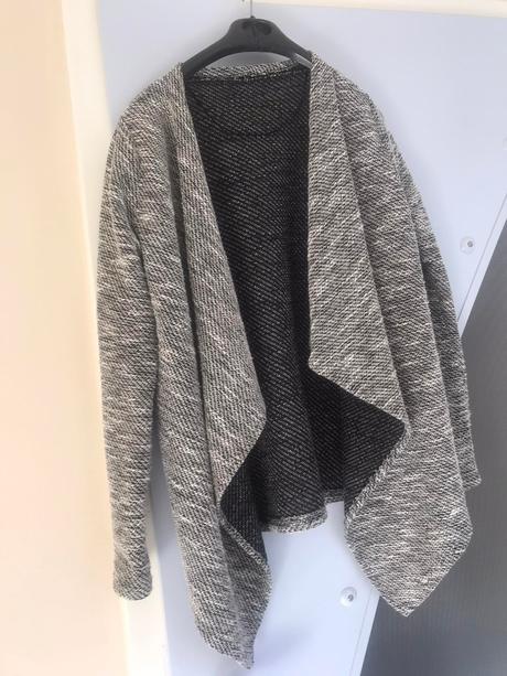 Melírovaný  buklé svetrík, xl