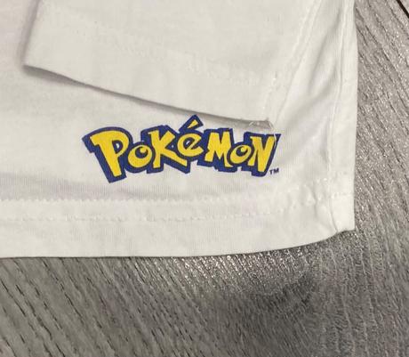 H&m pokémon glitrové tričko veľ. 110/116, h&m,116