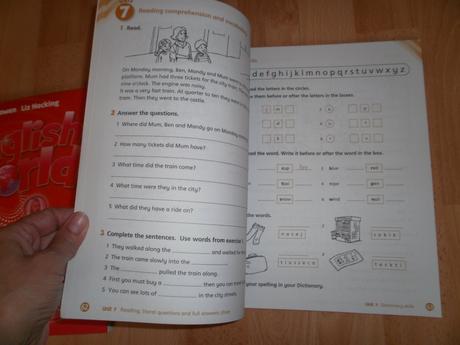 2x pracovný zošit + cvičebnica gramatiky, 