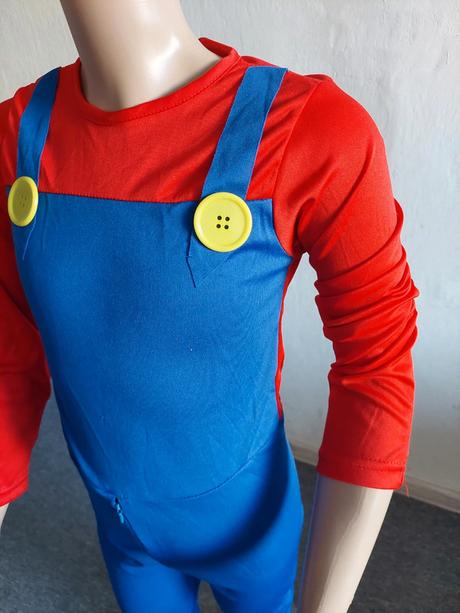 Super mário karnevalový kostým veľ.122-128,