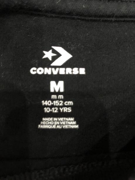 Converse cierne tricko s dlhym rukavom, converse,152