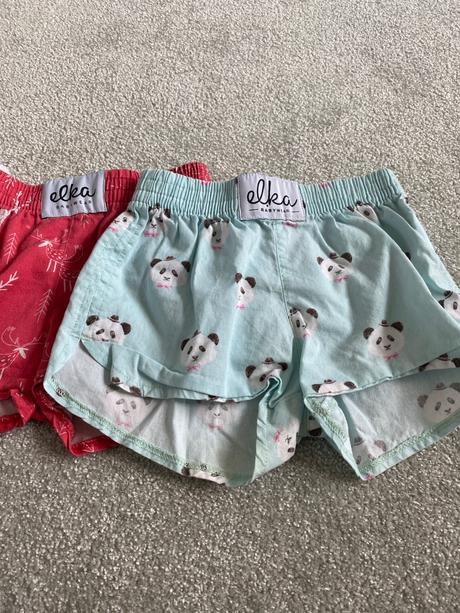 Destske pyžamo kr. nohavice elka, 98