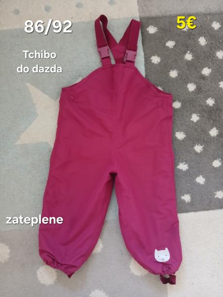 Nohavice do dazda 86/92, tchibo,92