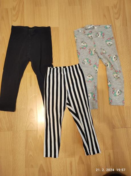Legíny pre dievčatko 92, h&m,92