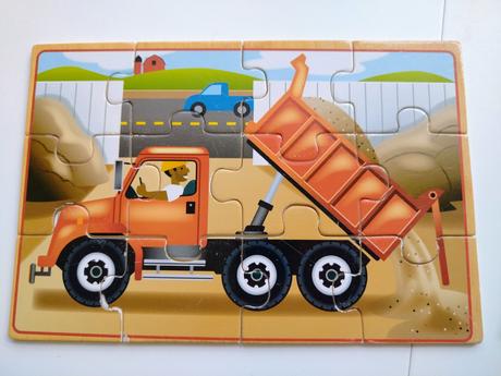 Drevené puzzle 4 v 1, 