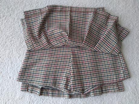 Kárované sukňošortky, zara,152