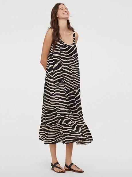 Letné maxi šaty h&m 34/36, h&m,34 / xs