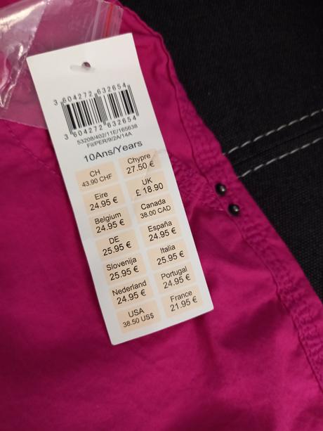 Nohavice okaidi, 140