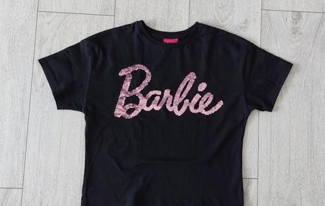 Tričko barbie s flitrami- nenosené, george,140