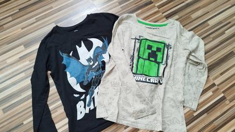 Tričko s dlhými rukávmi batman, minecraft 128, 128