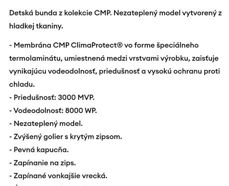 Softschelova bunda cmp- clima protect, cmp,128