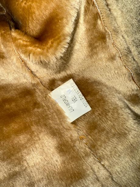 Zateplená semišová bundička, s