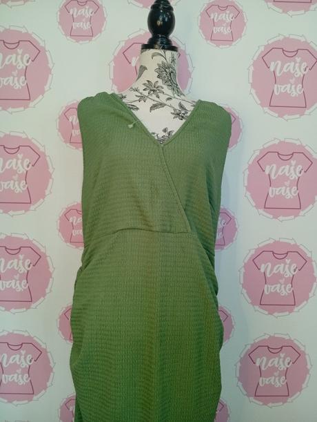 Midi zelene šaty, xl