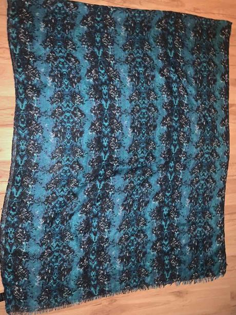 Smaragdovy šál /šatka tcm, tcm