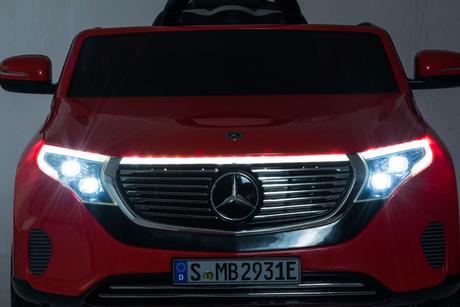Elektrické autíčko mercedes-benz eqc čierne,
