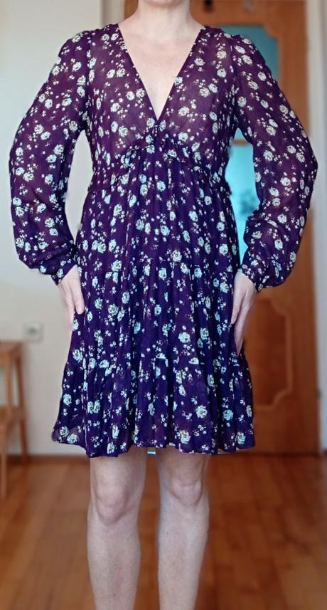 Kvetinové šaty, zara,s