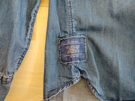 Chlapčenská riflova košeľa, zara,134