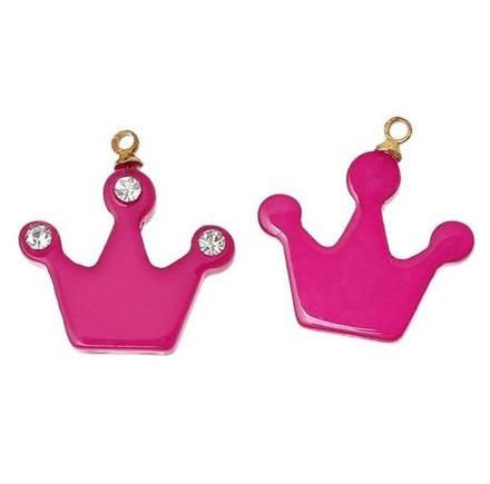 Prívesok korunka so štrasom, 