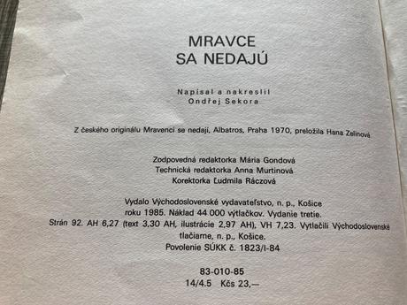 Mravce sa nedajú (1985), 