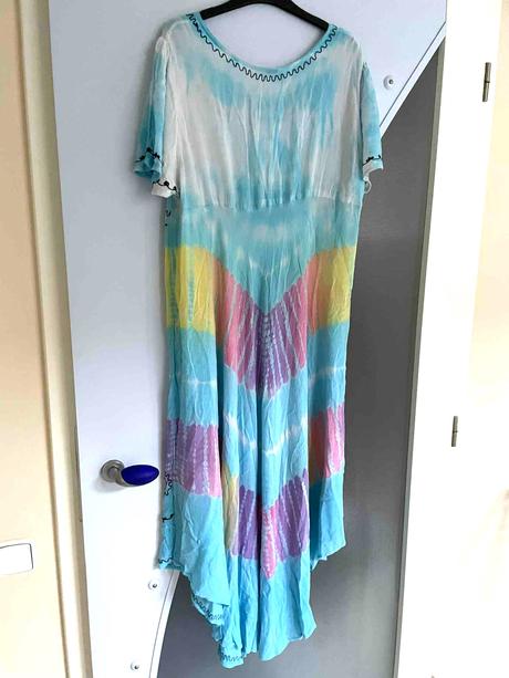 Ľahké letné batikované maxi šaty xl/xxl, xxl